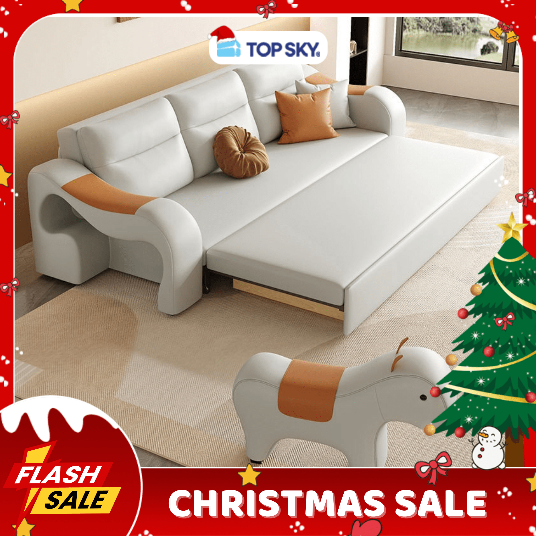 [TOP350] Giường Sofa Gấp Gọn Thông Minh TopHome