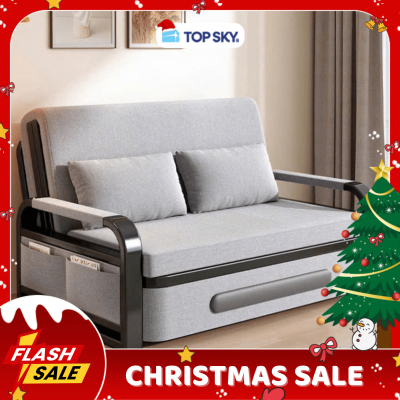 [TOP495] Giường Sofa Gấp Gọn Vải Lanh Thông Minh TopSky