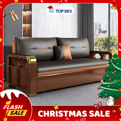 [TOP488] Giường Sofa Gỗ Gấp Gọn Thông Minh Cao Cấp TopSky