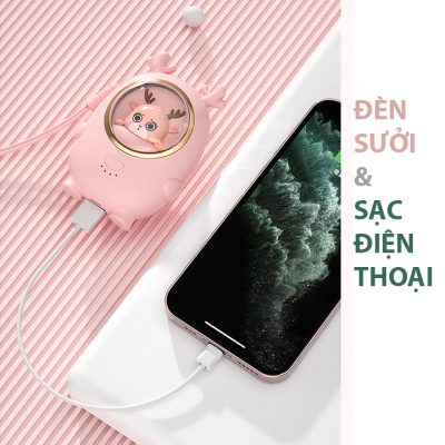 Máy sưởi cầm tay có sạc dự phòng