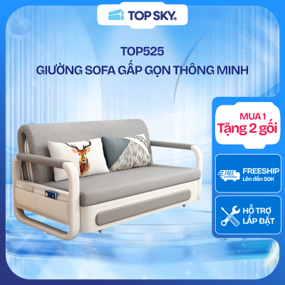 Giường Sofa Gấp Gọn Thông Minh 2 Trong 1, Khung Thép Toàn Bộ, Đa Dạng Màu Sắc, Phù Hợp Cho Phòng Khách, Phòng Ngủ