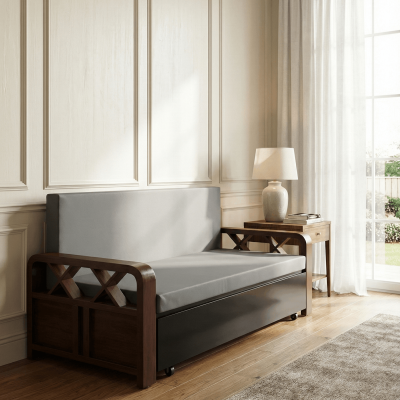 [TOP488-VN] Giường Sofa Gỗ Gấp Gọn Cao Cấp